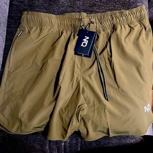 Men’s XXL NFQ shorts, deep olive, brand new never used